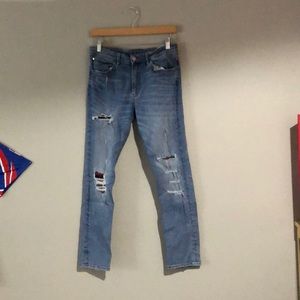 H&M denim ripped jeans